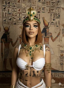 Catvalentine_Cosplay Cleopatra Egyptian Goddess🌬️图片 5