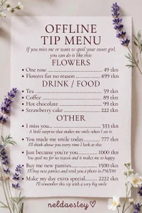 OFFLINE MENU FOR VICKY de ClarissaMaheia Foto