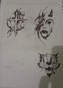 Criss_Adams: Some of my drawings 🖤 ( фото)