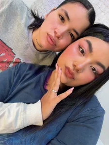 Mia_and_lexy: Your skin is the territory that I long to explore with my lips🍒🫦❤️‍🔥 ( 2 фото)