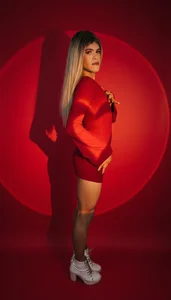 Sky_Rivers Elegance in Red Poză 4