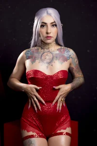 Evangelyne_1 Shinny red girl Pic 5