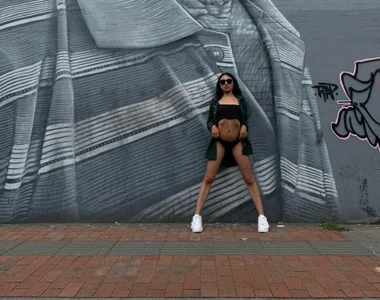 Velvet_GG My landscape, photos on the street in pantyhose Pic 3