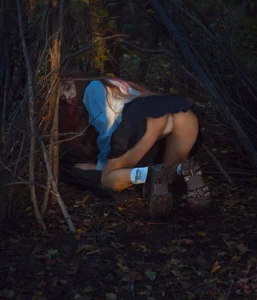 lil_cassie me in forest Pic 6