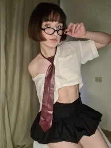 VelvetCaress office siren in skirt teasing u:) Pic 6