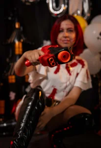 Naty_slavedoll The purge is cooming.. halloween is here 👻😈🔥 Immagine 