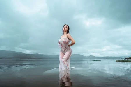 Kitty_arts's are we going swimming? and I ended up naked in the port 💦 Sex Photo 3