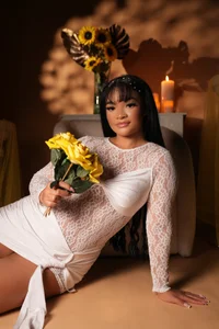 🌻Sunflowers match my sweet little face🌻 de sasha_riverss  4 photos