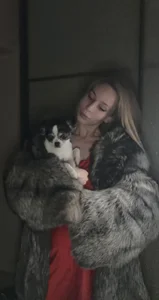 Elis_Fox lady and her dog Foto 3