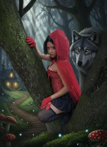 Your Little Red Riding Hood ❤️‍🔥❤️ od JessyZoe  6 snímek