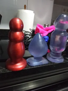 Xauencaliente Tapón anal enorme 14 ancho y 20 largo, este entero dentro de mi culo Pic 2