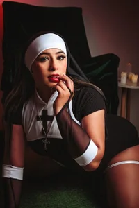 Nicky_gh 🎃A VERY HOT NUN, HAPPY HALLOWEEN🔥🖤 รูป  9