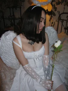 Asian_Asami Angel on Halloween night 🪽 Billede 9