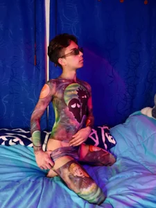 OwenBluee Body paint on my sexy body Immagine  7