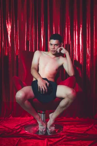 milo_cruz_ Red Curtain Pic