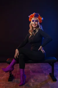 SophiMarin: 🎃 Haunting Halloween with touch of Catrina charm ( 5 фото)