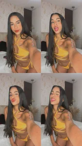 Beautiful, smiling in a yellow swimsuit 💛 ภาพเซ็กส์ 4 รูปของ RubyMonroe_