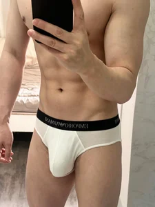 Xk-jack 性感白色三角内裤 Foto