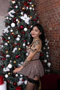 KellyAsian Christmas Pic