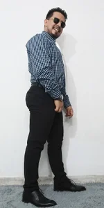 KalethBigDick plaid outfit Pic 3