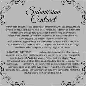 SUBMISSION CONTRACT de paola_xm Foto 5