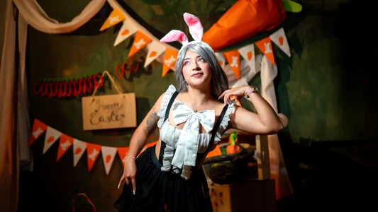 Dahiana_Dmour_ Easter + mischief 🖤🐰 Pic