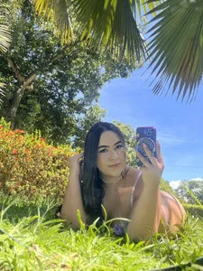 lynda_west In the mirror and nature🍃💜 Pic 6