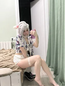 MeviCoral 🤍Cosplay I'm a Lamb🤍 Pic 4