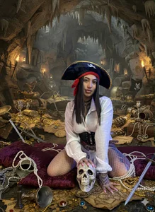 Kayla_foxxy pirate halloween Fotka 3
