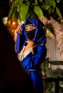 Daksha_a Elegance, temptation beneath the veil💙🔥 Poză