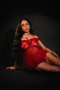 Sexy red lingerie