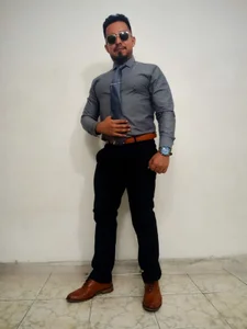 KalethBigDick gray and blach suit Εικόνα 3