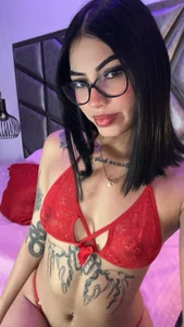 DakotaaHills Hot in red ❤️ Pic 3