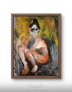 mohan555 My dick used painting: title : speechless woman รูป  3