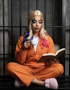 Catvalentine_ 💙Cosplay Harley Quinn❤️ Poză 8