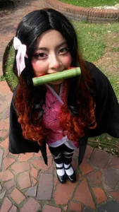 Neko_pam_ WOW IT'S NEZUKO 🫣💚 Poză