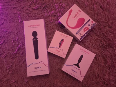 Lilabril Lovense toys to have fun together Gambar