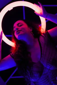 Stacy_millerr1 Neon sexy girl 💚💜💙 Pic 7