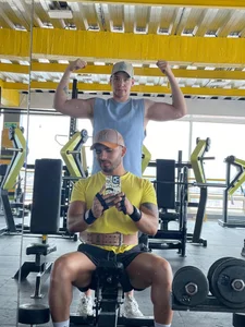 adamhairy Jordan and Adam at the GYM Billede 2