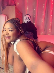 Ayanaa_Ebony_ Halloween Hot Hình 7