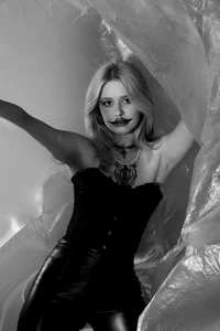 Alexa_Pirs black and white 사진 2