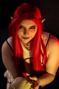 mikaskullcs 🩸 Crimson Temptation: La Reina de las Sombras 🖤💀 Gambar 5