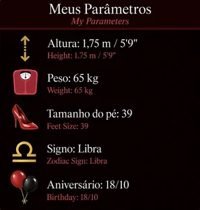 Minhas medidas de Hello_Babi  Imagens