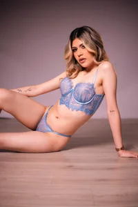 Abby_rosset Sexy in blue lingerie 🌸 slika 2