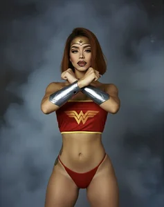 Catvalentine_Cosplay Wonder Woman🦸🏻‍♀️💪🏼图片 3