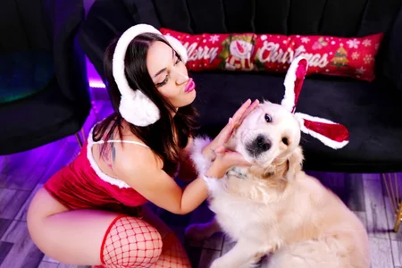 CharmingRuby's Me And Happy wish you Merry Christmas! Sex Photo 1