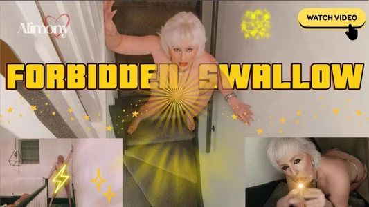 GoddessAlimony: FORBIDDEN SWALLOW screengrabs ( 2 фото)