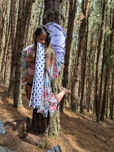 julietta___jackson Shibari time in the forest Foto 4