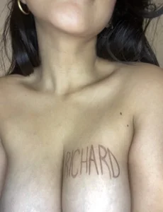 Name on body ❤️