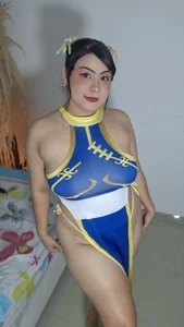 Azumi_Cosplay_ Chun Li 💙💛 รูป  8